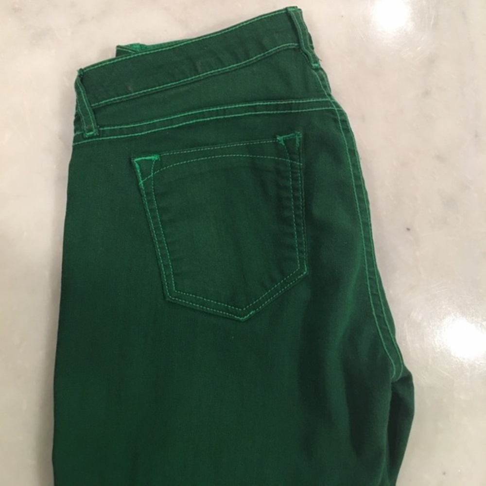 BLEULAB Reversible Green Skinny Jean